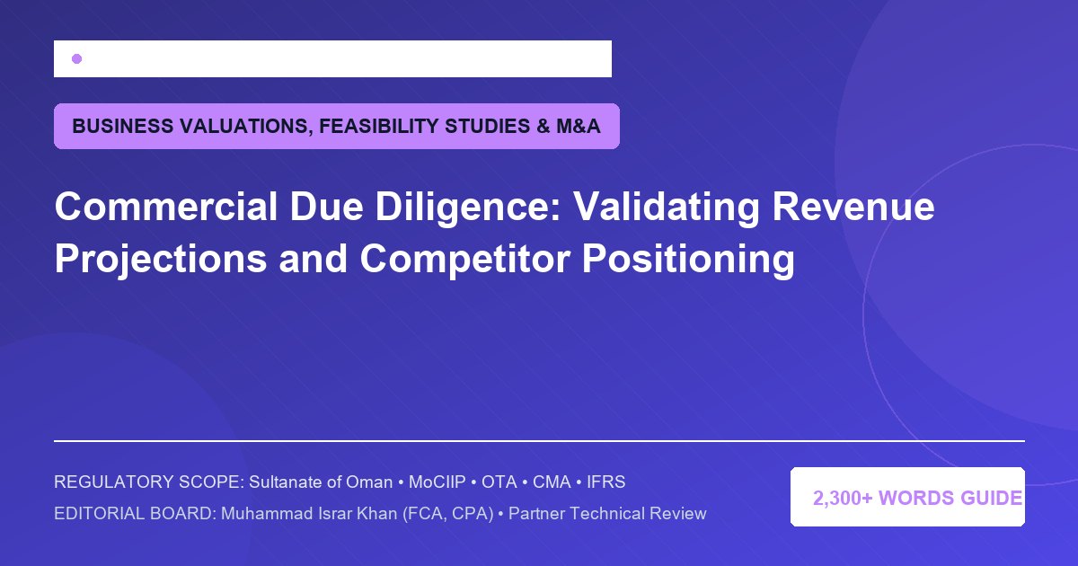Commercial Due Diligence: Validating Revenue Projections and Competitor Positioning - Muscat Auditing & Accounting Services Oman