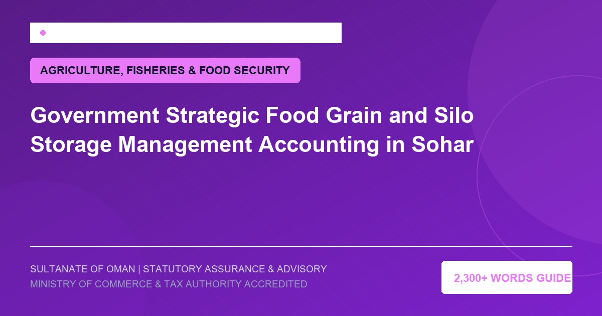 Government Strategic Food Grain and Silo Storage Management Accounting in Sohar - Muscat Auditing and Accounting Services Oman